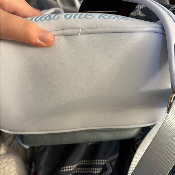 Loungefly Tiana Metallic Silver Backpack with Blue Gem - Picture 5 of 5